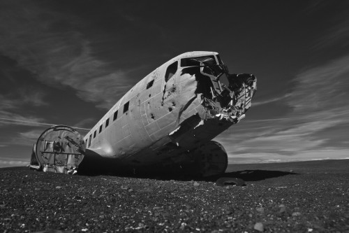 Flugzeugwrack auf dem Sólheimasandur