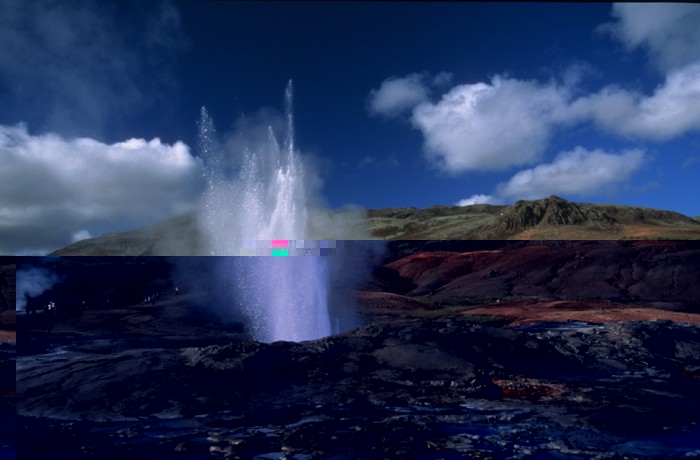 Geysir im Jahr 2000