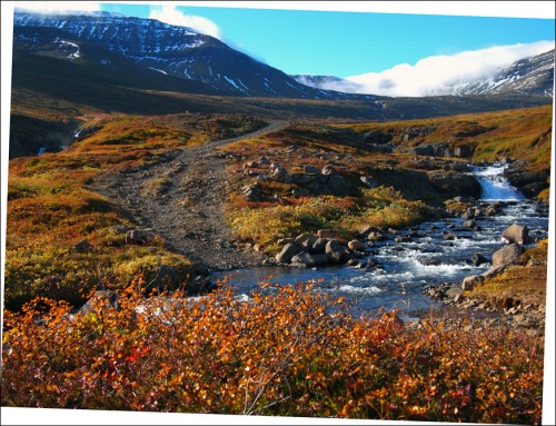 Alter Handelweg über der Eskifjarðarheiði