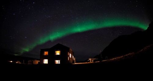 Nordlicht über dem Vatnsdalur