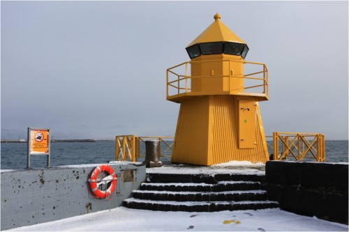 Leuchtturm in Reykjavik