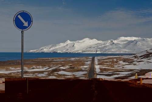 auf der Fahrt nach Siglufjörður