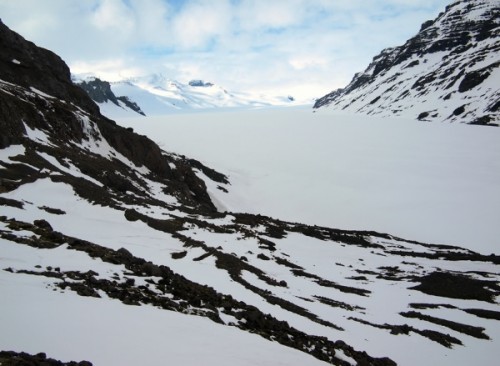 An-/Abstieg Lambatungnajökull 1. Mai 2015