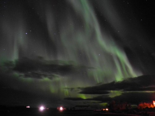 Nordlicht am Mývatn