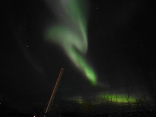 Nordlicht in Fellabær