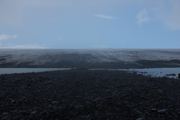 etwa mittig vom pjorsarjoekull der aufstieg