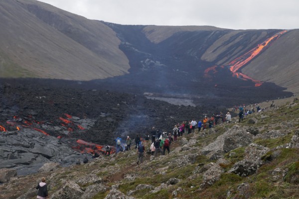 Gesamtbild Natthagital, links oben hinterm Hügel wäre der Vulkankegel