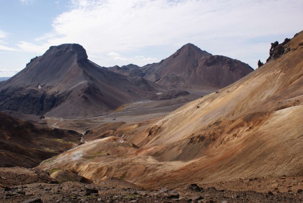 Blick von Norden auf Hverabotn.